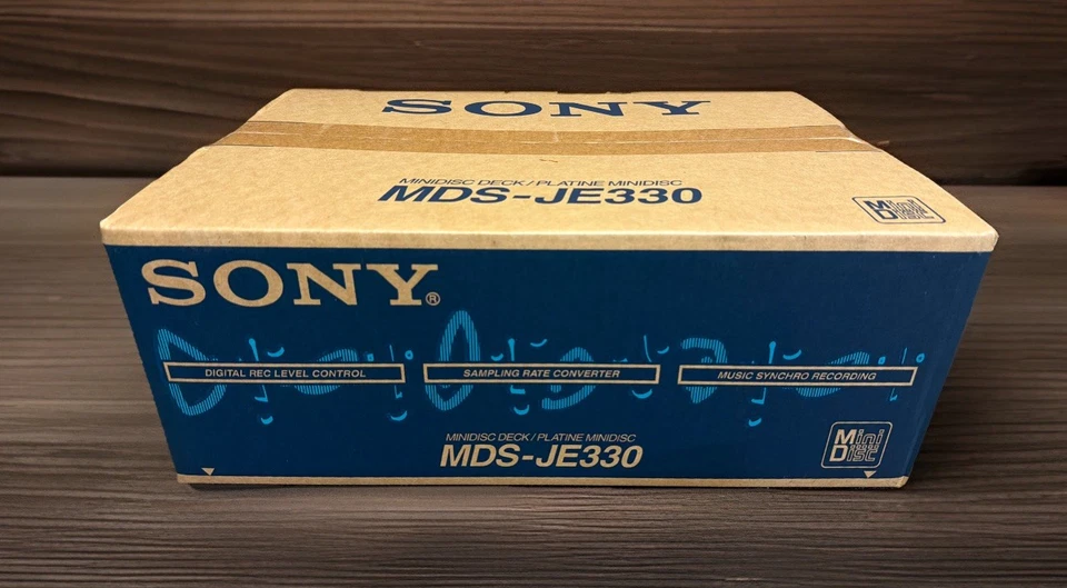 Sony MDS-JE330 Minidisc Recorder Player Versiegelt Neu