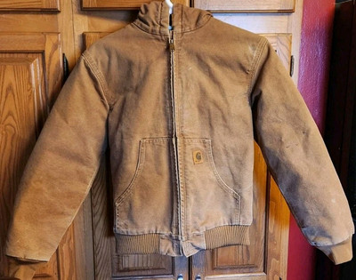 Youth-K★美品★USA製 Carharttカーハート ジャケット Amazon.com: Carhartt Men's Loose Fit Firm Duck Thermal-Lined