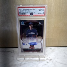 2023 Bowman Chrome Prospect Autograph Rookie Hendry Chivilli CPA-HC PSA 8