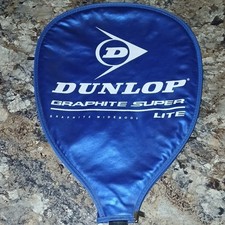 Dunlop Graphite Super Lite Squash Racquet with Dunlop Blue Cover