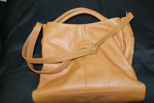 Borsa a mano Imoshion a tracolla colore marrone e oro borsa grande - Foto 6 di 6
