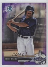 2017 Bowman Chrome Prospects Purple Refractor 5/250 Trent Grisham Clark 6u5