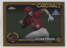 2024 Topps Pro Debut Chrome Gold Refractor /50 Travis Honeyman #PDC-77 4p4