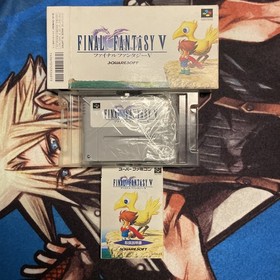 Final Fantasy V Super Famicom SFC Japan CIB Complete Squaresoft Tested