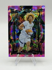 2025 Panini Select WNBA NaLyssa Smith Pink Cracked Ice Prizm #55 Las Vegas Aces