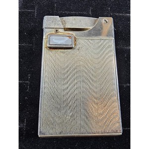 Vintage FORMULA silver plated Lighter Lacoste Emblem Refillable Butane