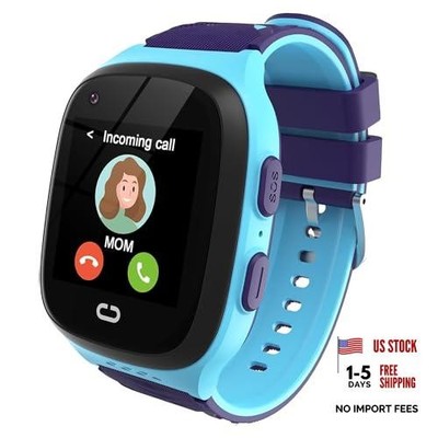 4G Kids Smart Watch with GPS Tracker - Location Video Call - SOS Blue