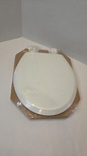 Mayfair Little2big Toilet Seat with Built-In Potty Training Seat, Round, White
