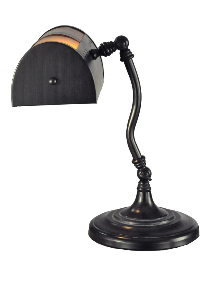 Lámpara de escritorio TA100682 Tiffany One Light de la colección Mica Mission en bronce/D... Foto 4 de 4