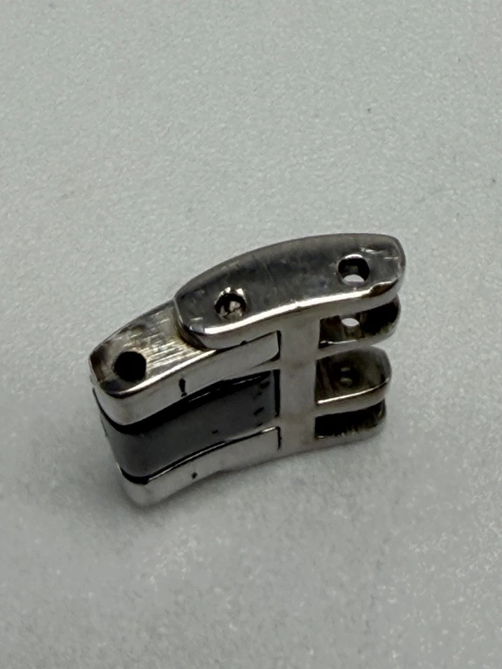 Bulova Reloj Hombre Eslabón Tiene Cristales 98C005 22MM Usado Negro Plata Foto 4 de 4