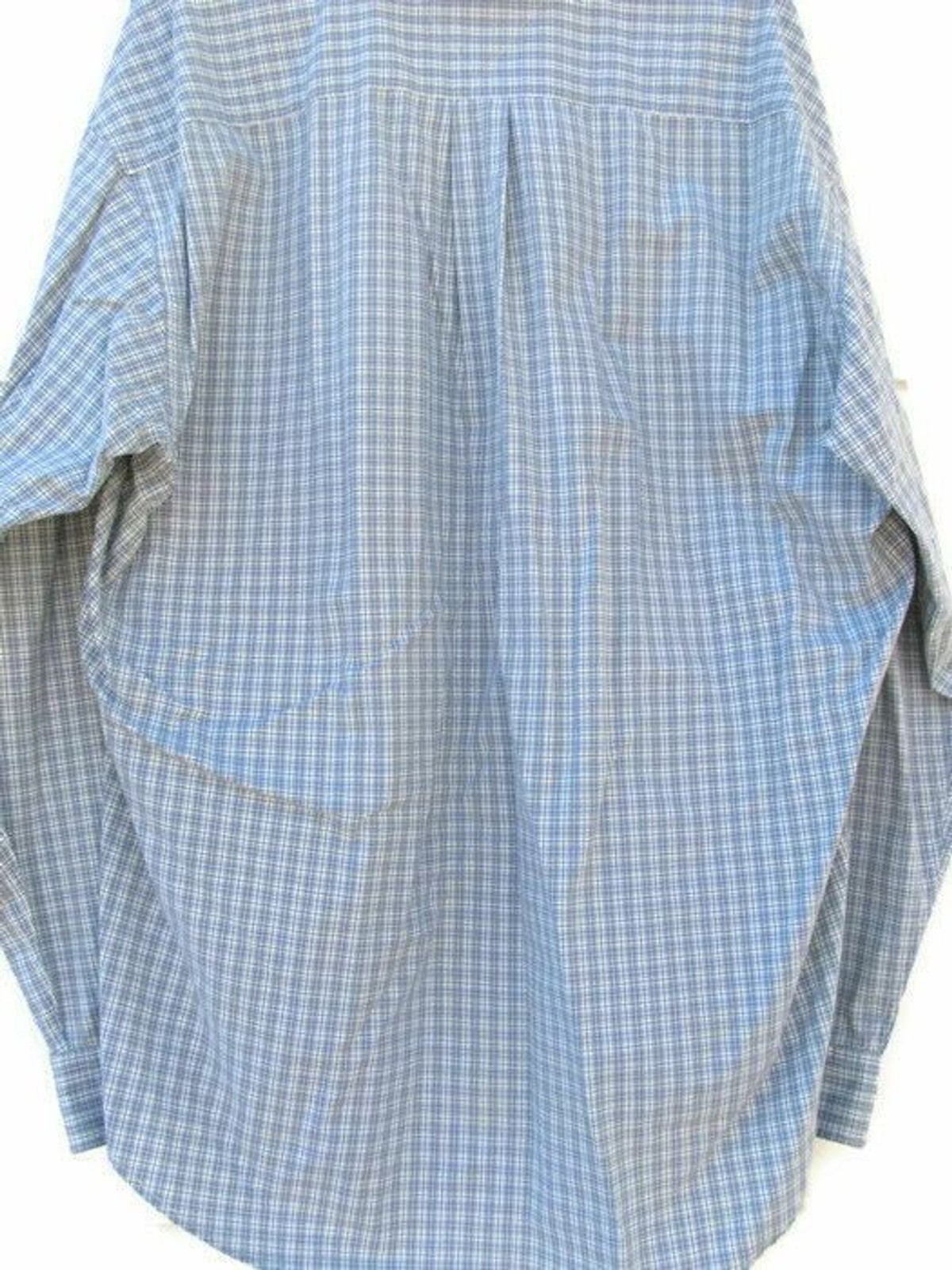 Tommy Hilfiger Mens Long Sleeve Dress Shirt Plaid & Checks Gray Green XL 012 thumbnail 8