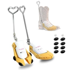 Shoe Stretcher Set for Men - Adjustable Width & Height Boot Stretcher, Cowboy...