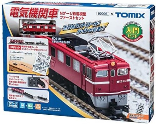 Locomotora eléctrica TOMIX escala N modelo ferrocarril primer juego 90096 modelo tren F/S | Zustand: New