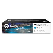 Original HP 981Y Extra High Capacity Cyan Ink Cartridge (L0R13A)