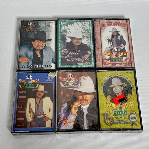 Raul Ortega Cassette Lot A Lo Macho 90s Fonovisa Arre ex Banda Machos Rare New - Picture 1 of 4