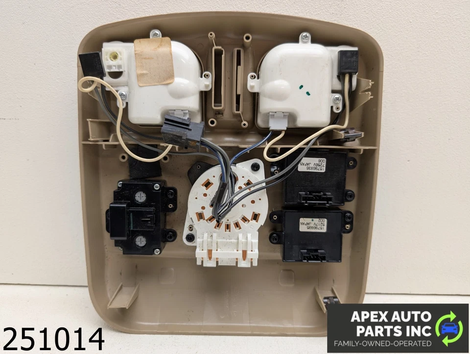 OEM 2004-2009 Cadillac SRX FRONT DOME LIGHT OVERHEAD CONSOLE SUN ROOF SWITCH Foto 4 de 4