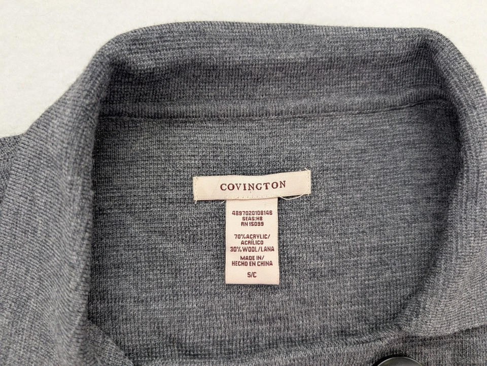 Cárdigan para mujer Covington suéter talla S gris carbón Foto 4 de 4