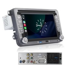 Autoradio Linux per Vw Golf 5 6 Passat Polo Rcd330 con CarPlay Wireless e - Miniatura 1