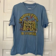Knowledge Is Power School House Rock Size Large T-Shirt Ripple Junction