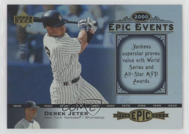 2006 Upper Deck Epic Events 12/675 Derek Jeter #EE63 HOF 4g8