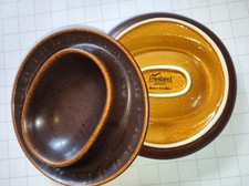 Melitta Friesland Katengeschirr Auflaufform, Kartoffel, Ofenfest, braun