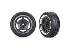 Traxxas 9372 - Factory Five Hot Rod 2.1 Response Tires Front Blackchrome 2