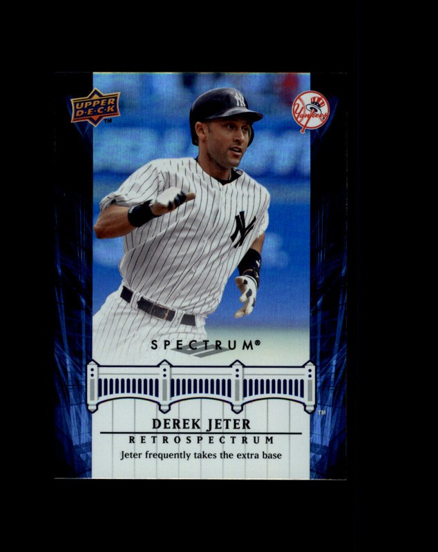 2009 Upper Deck Spectrum Derek Jeter Retrospectrum #DJ63 Yankees Insert
