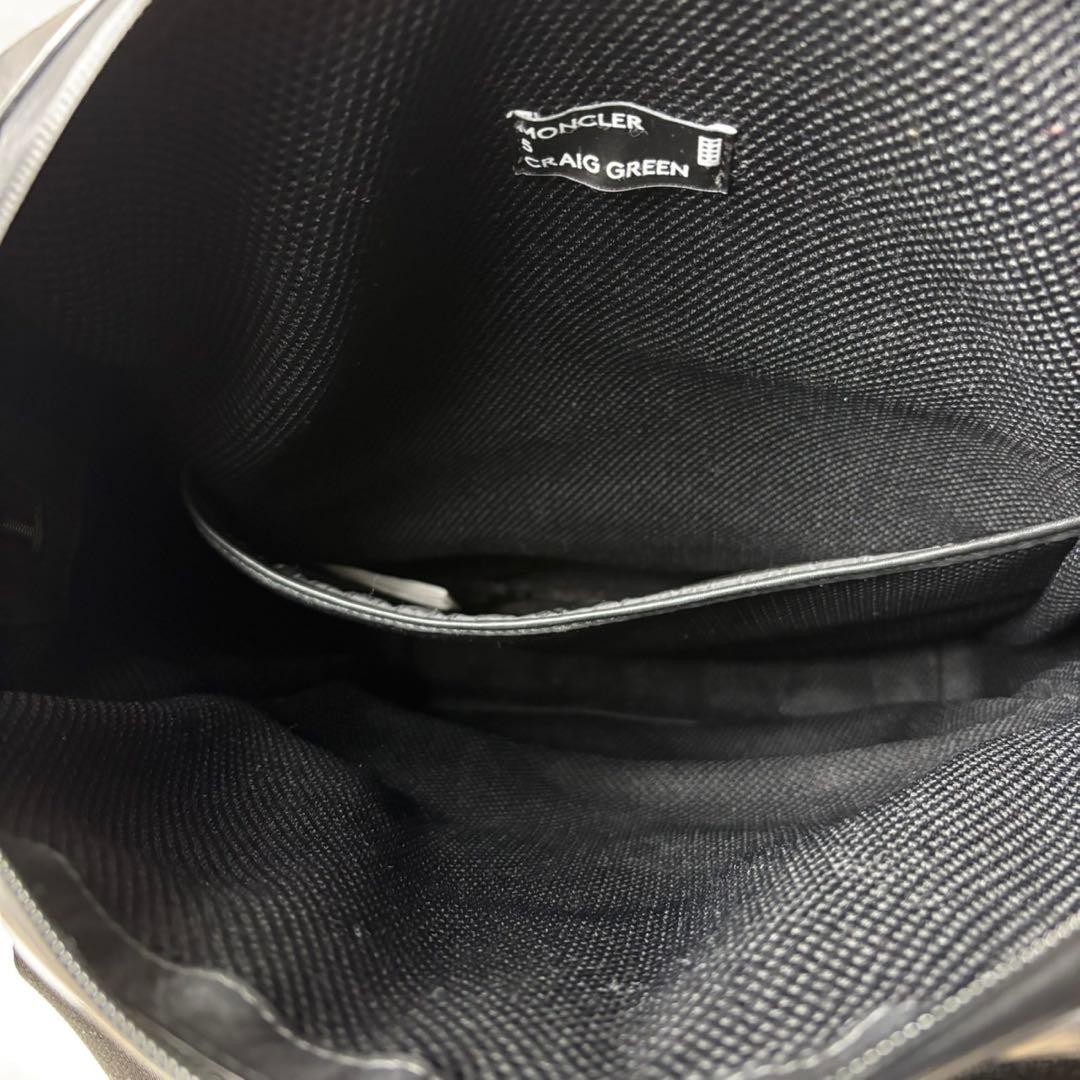 Moncler Craig Green Technical Backpack Black Nylon Men Used Authentic thumbnail 8