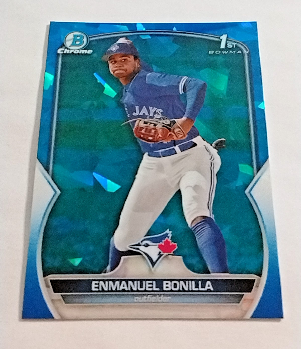2023 Bowman Chrome Sapphire #BCP-163 Enmanuel Bonilla 1st Bowman Blue Jays. N80
