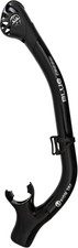 Cressi Adult Dry Snorkel - Silicone Mouthpiece and Splash Guard to Prevent Water