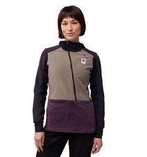 FOX Racing Womens Defend Thermal MTB Hoodie 180 Ash Small Polartec Power Grid