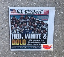 NEW YORK POST - MONDAY FEBRUARY 23, 2026 (USA MENS OLYMPIC HOCKEY WINS GOLD) NEW YORK POST - MONDAY FEBRUARY 23, 2026 (USA MENS OLYMPIC HOCKEY WINS GOLD)