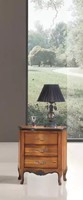 Nachttisch Mit 3 Schublade Holzschrank Design Italienische MöBel Neu