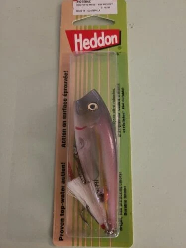 Discontinued Excalibur Heddon Pop N Image Bay Anchovy X9220BAC Topwater Bass 3"