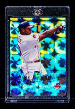 Albert Belle RARE REFRACTOR PRIZM HOLO INVESTMENT CARD Cleveland Indians SSP
