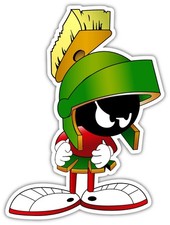 Marvin The Martian Classic Cartoon Vinyl Sticker Decal Car Bumper Wall Sizes