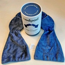 Nodpod Weighted Sleep Blanket Mask for Eyes - Midnight Blue - Gentle Pressure