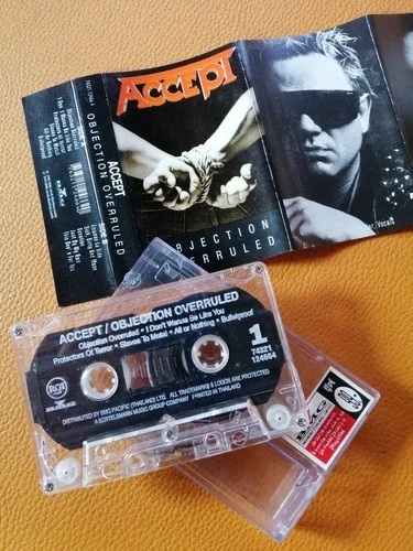 ACCEPT [ OBJECTION OVERRULED ] ORIGINAL CASSETTE THAILAND EDITION