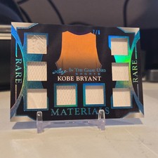 2025 Leaf In The Game Used - Rare Materials Blue Holo Kobe Bryant #7/8 LA Lakers