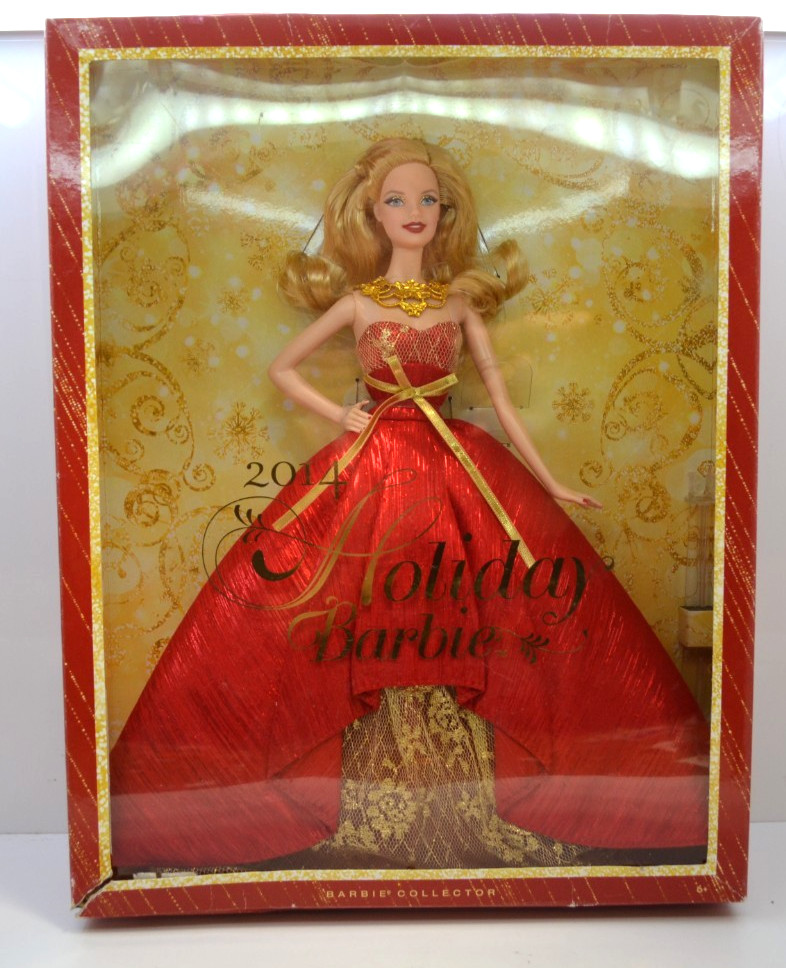Mattel 2014 Holiday Barbie Collector Doll New in Box Red Dre
