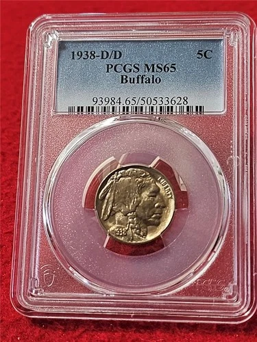 1938-D/D Buffalo Nickel  PCGS MS 65                                  #MF-T0021