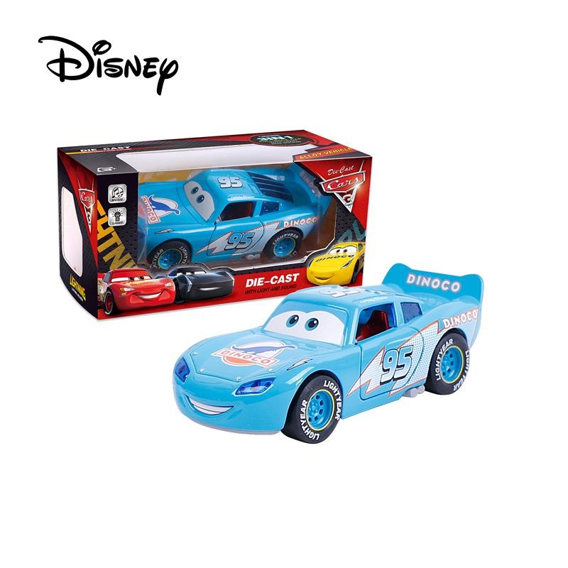 Toy Story 3 Model Car Lightning Mcqueen Metal Diecast with Lights Cars Toys