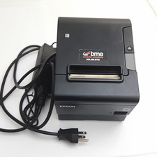Epson Black POS Receipt Printer w/ Power Adapter for POS Receipt Printing