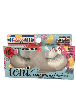  ioni LAdolceVITA Wispy Natural Flare D-Curl 17 mm festa new Halfling Lashes