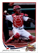 2016 State College Spikes Grandstand #21 Jeremy Martinez Fountain Valley CA Card