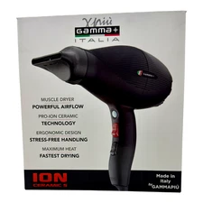 GAMMA PIÙ Professional Hair Dryer – 2000W Italian Salon Ionic Ceramic S Dryer