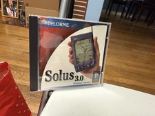 DeLORME Solus Pro 3.0 Mapping CD Software For Palm OS Handheld c 2001