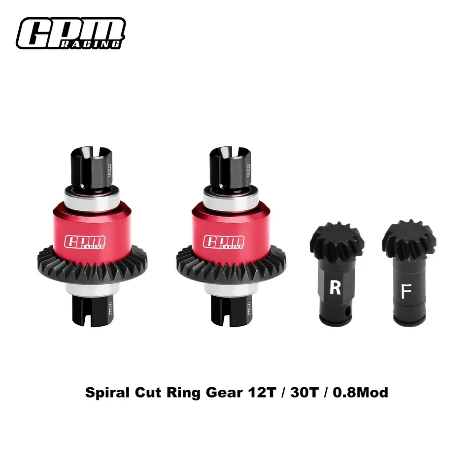 GPM 4140CS+7075 Alloy F&R Diffs Gear Set 12/30T ARRMA Granite/Typhon/Mojave Grom - Image 4 of 4