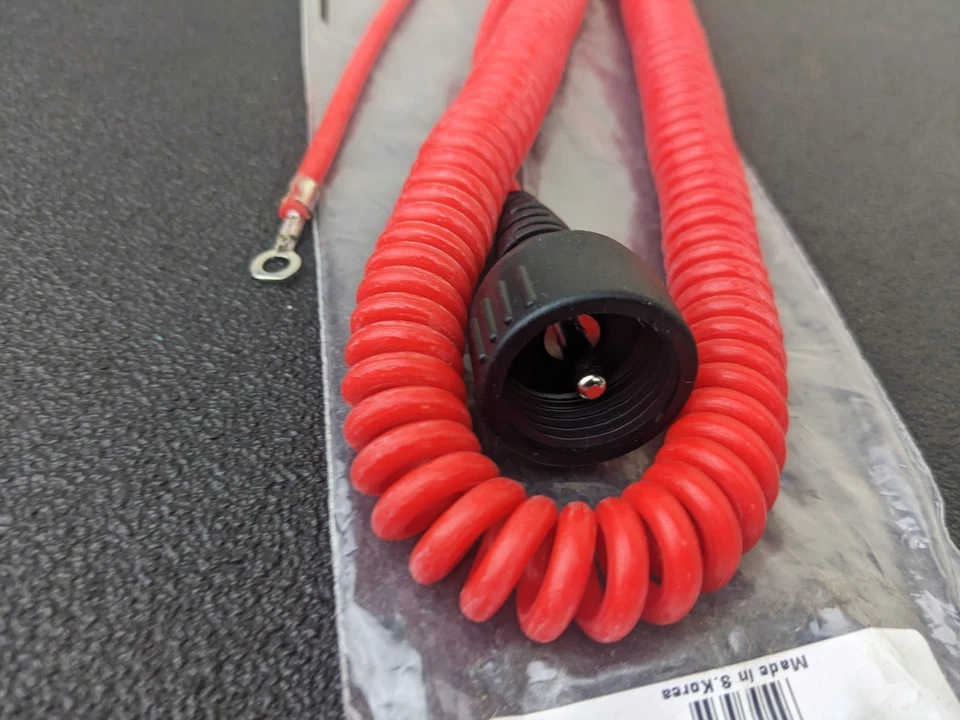 #bm815 Snap-on Tools NEW Red Coiled Cable for EECT400R Digital Circuit Tester - Image 4 of 4