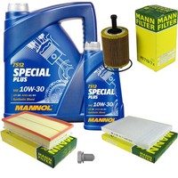 Inspektionspaket 6L Mannol Special Plus 10W-30 FüR Seat Toledo II 2.3 V5 Leon